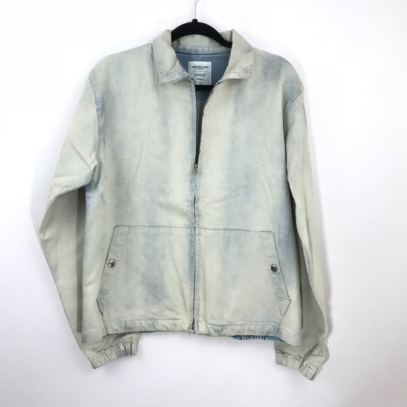 Maiden Noir Other - Maiden Noir Men Denim Jacket Bleach Wash Medium
